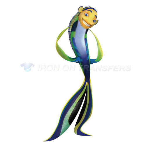 Shark Tale Iron-on Stickers (Heat Transfers)NO.3411